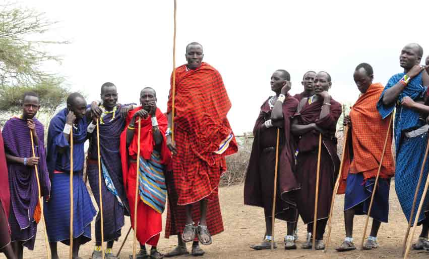 Maasai in Ngorongoro